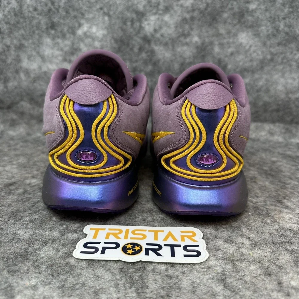 Nike Lebron XXI Basketball Shoes GS Size 6Y Violet Dust Gold FZ7189-500 Wmns 7.5